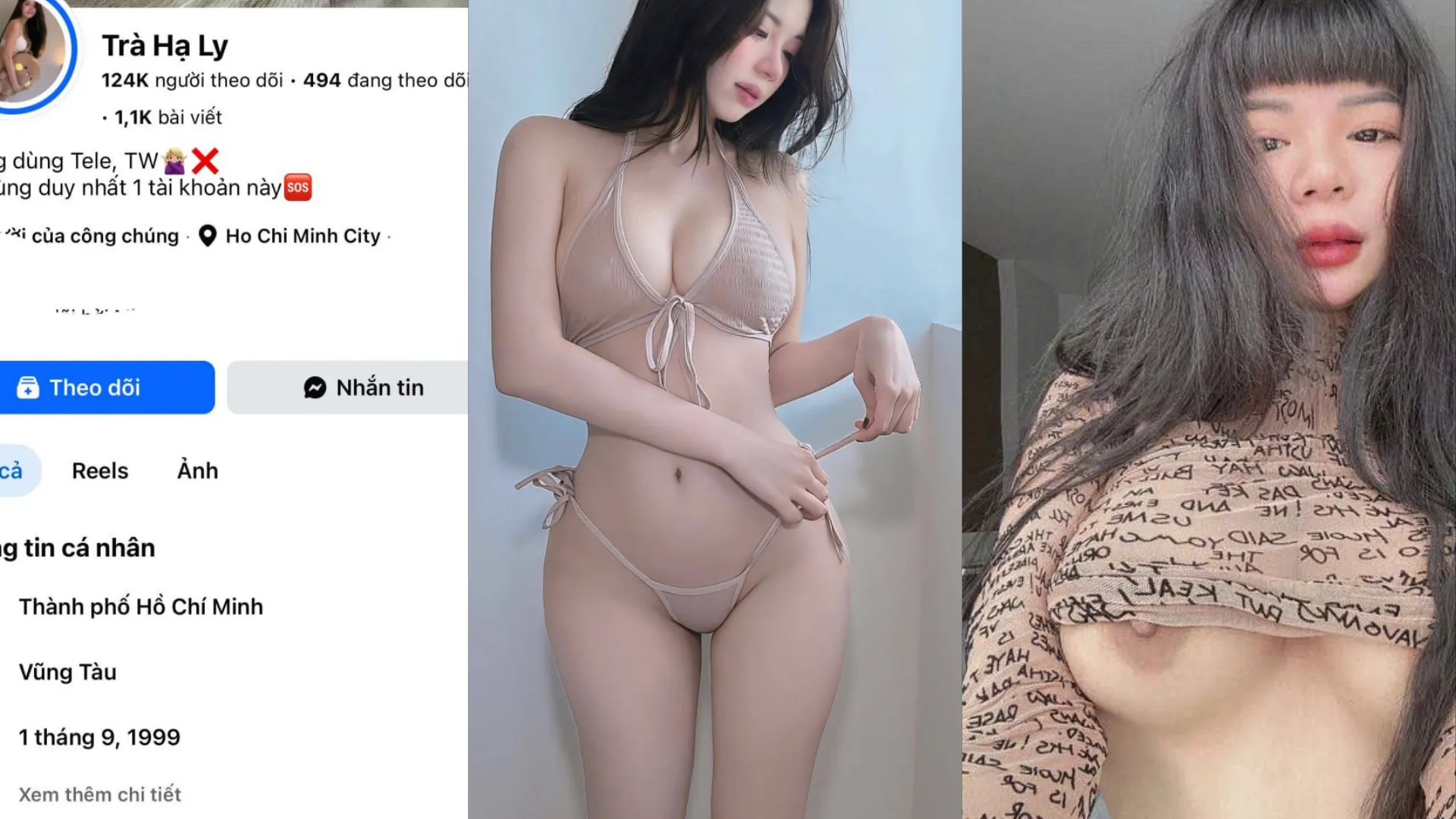 [ VUÝP ] Hot face Trà Hạ Ly, vú căng cực, video tuy ít nhưng sẽ kiếm đầy đủ cho anh em sau này, xem chà vú mà nứng lắm