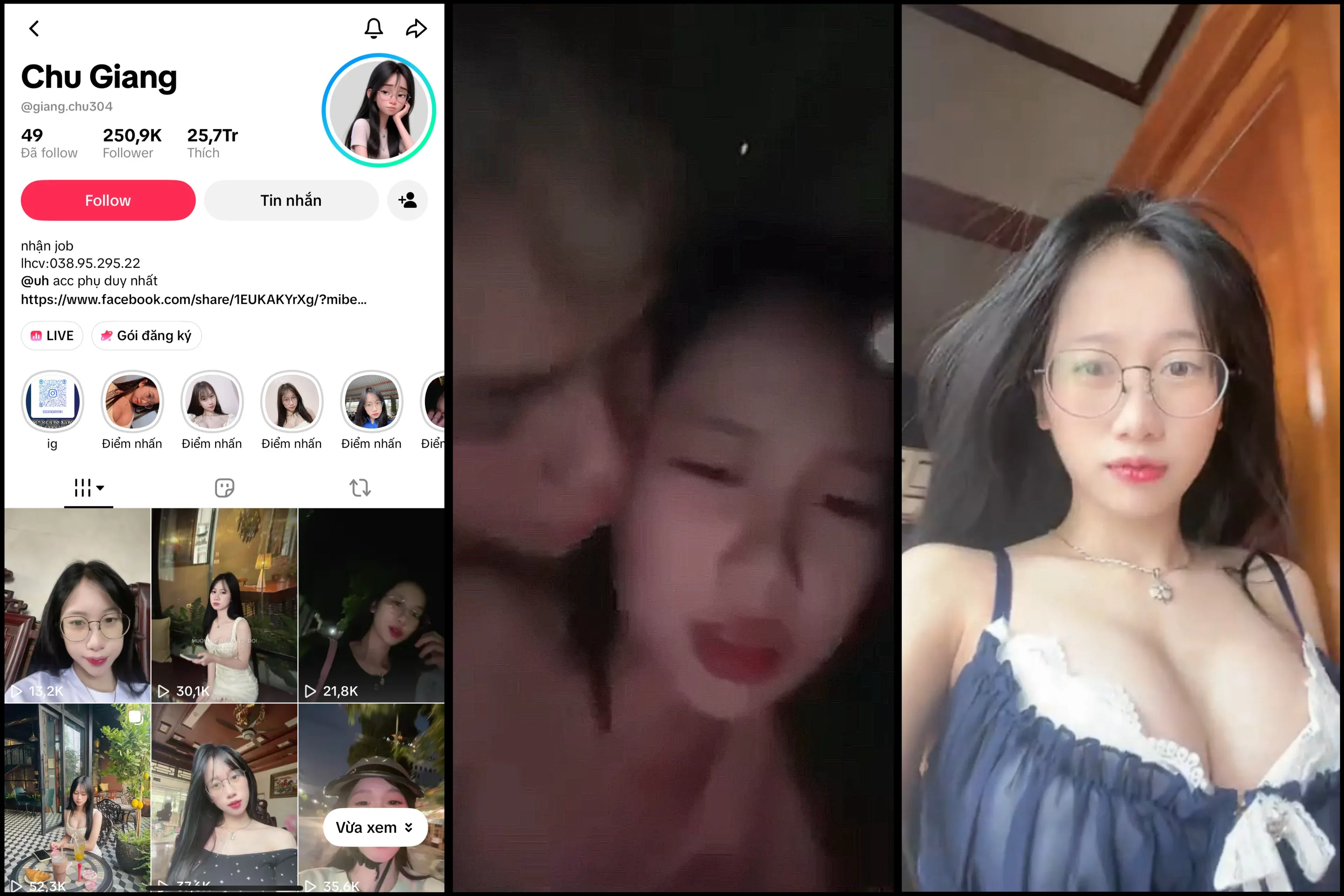 Ảnh thumbnail video [Hot Scandal] Hot Tiktoker Chu Giang hơn 200k FL lộ clip bị ny địt tung lồn khẩu dâm nát phòng khuyến cáo nhỏ volume